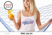 Load image into Gallery viewer, Retro Summer Sublimation - Chilled PNG with Ice Cream Cone - SLSLines