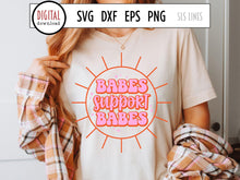 Load image into Gallery viewer, Retro SVG - Babes Support Babes Cut File - SLSLines