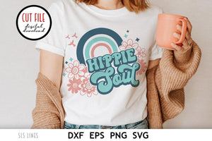 Retro SVG - Hippie Soul Cut File - SLSLines