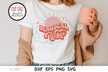 Load image into Gallery viewer, Retro SVG - Magical Vibes Cut File - SLSLines