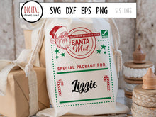 Load image into Gallery viewer, Santa Sack Cut File - Santa Claus Mail Christmas Present Bag
