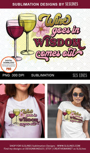 Wine Goes In - Alcohol Sublimation